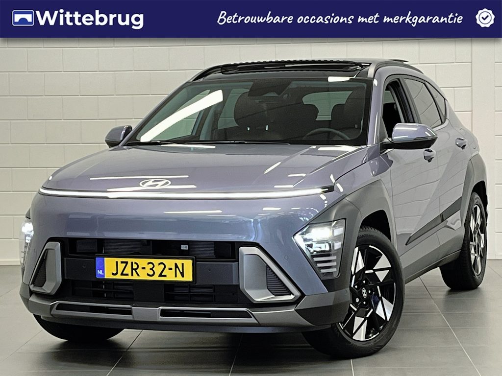 Hyundai Kona 1.6 GDI HEV Premium Sky NIEUWE AUTO! | DIRECT RIJDEN! | FULL OPTIONS! Uit voorraad leverbaar