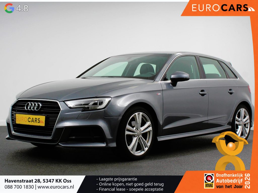 Audi A3 Sportback 35 TFSI 150pk Automaat S-Line Sport Climate Control Parkeer sensoren Full Led Stoelverwarming Lichtmetalen Velgen