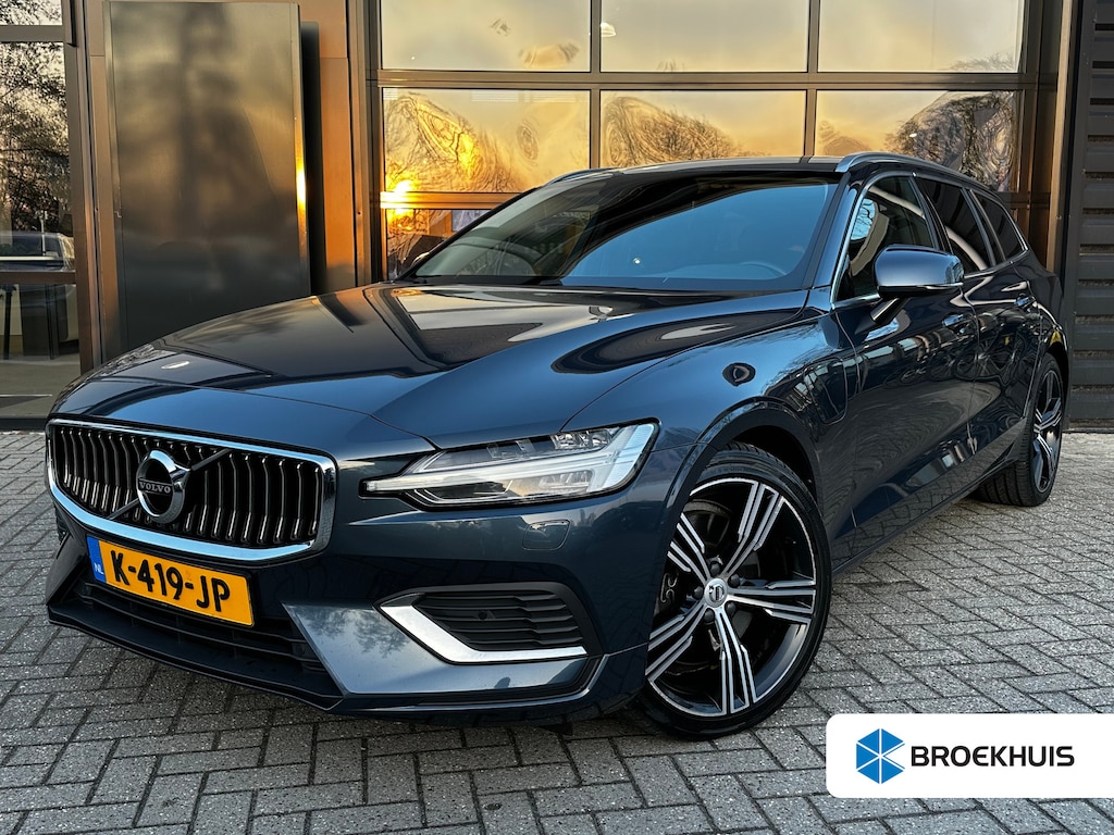 Volvo V60 T6 350 PK Recharge AWD INSCRIPTION | ADAPTIEVE CRUISE CONTROL| SCHUIF-KANTELDAK| STUUR EN STOELVERWARMING| HARMAN/KARDON| LEDEREN STOELEN MET MEMORY|