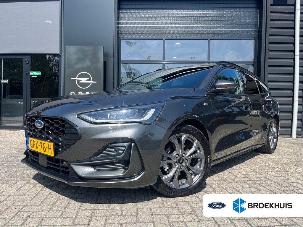 Ford Focus Wagon 1.0 155PK AUTOMAAT Hybrid ST Line | NAVIGATIE+ APPLE CARPLAY ANDROID AUTO| STOEL, STUUR & VOORRUITVERWARMING| PARKEERSENSOREN V+A| LED KOPLAMPEN| CRUISE CONTROL|