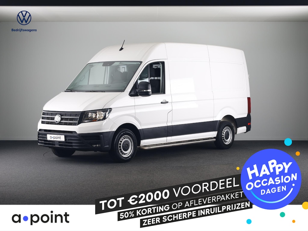Volkswagen Crafter 35 2.0 TDI L3H3 Highline EURO VI 140 pk Automaat | Verlengde garantie | Navigatie | Trekhaak | Parkeersensoren | Achteruitrijcamera | Cruise control |