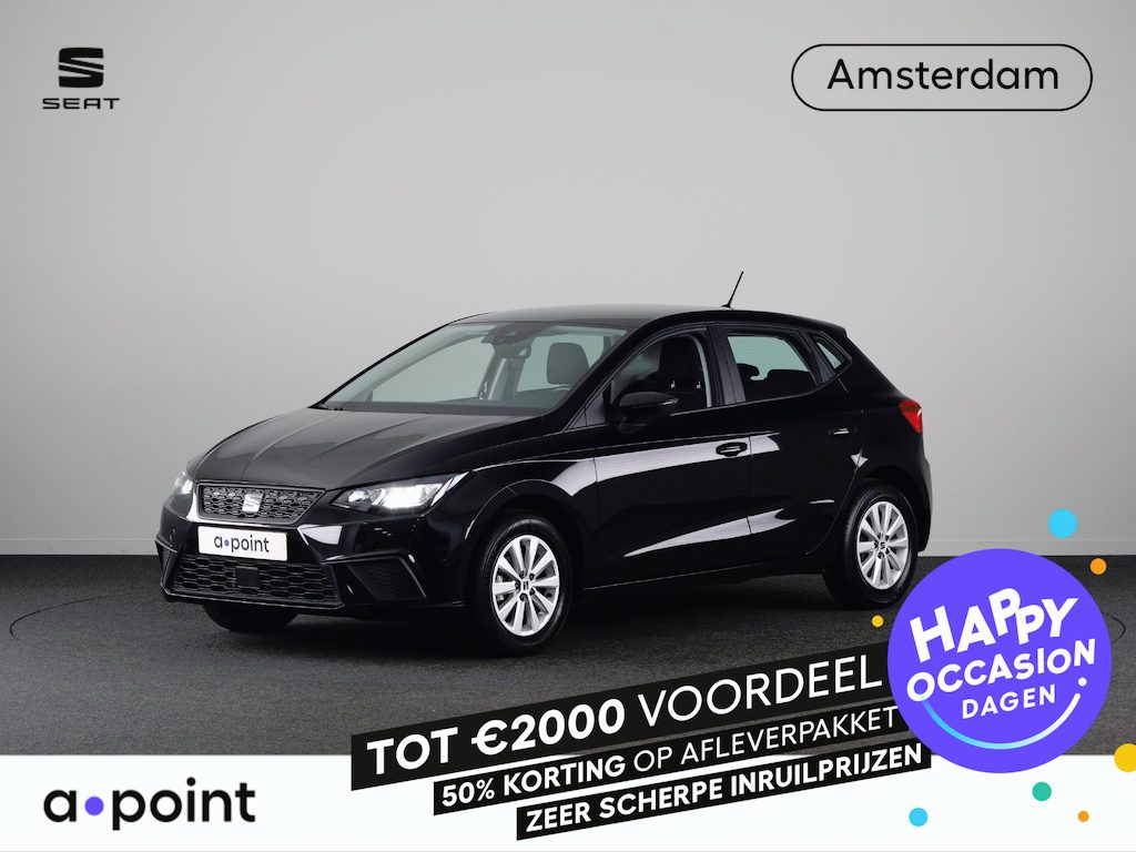 SEAT Ibiza 1.0 EcoTSI Style 95 ok | Verlengde garantie | Navigatie via App | Parkeersensoren achter | Cruise control | Apple Carplay/Android Auto |