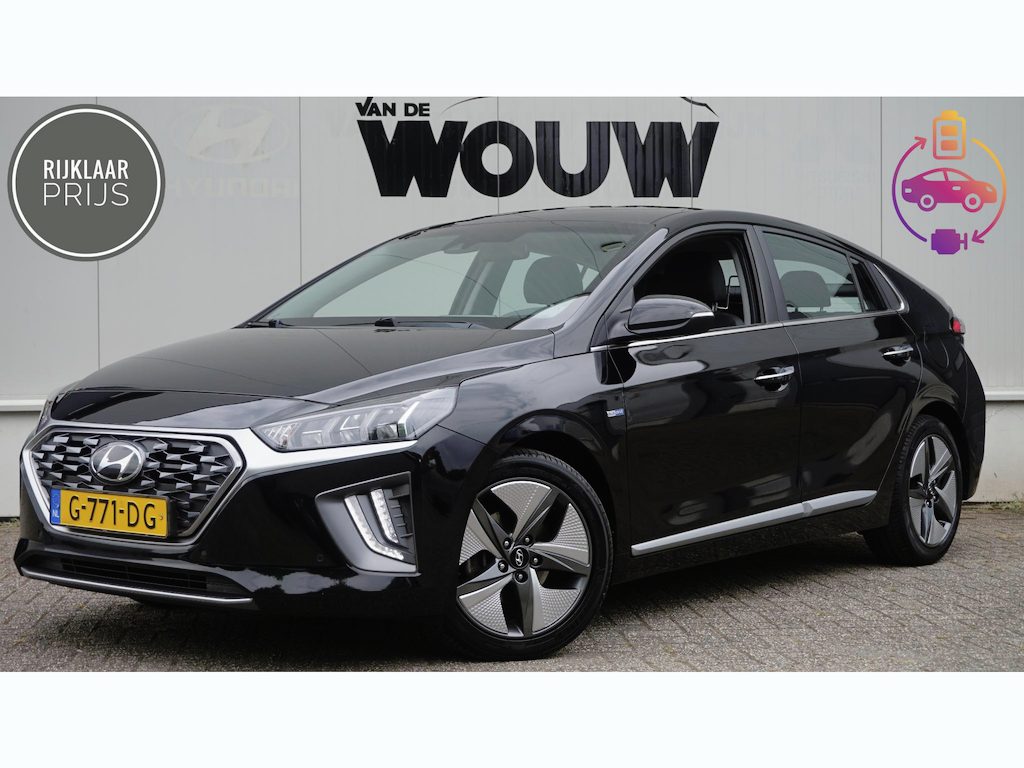 Hyundai Ioniq 1.6 GDi Hybrid Premium Plus | Vol Opties | NL Auto | Elektr Stoelverst met Memory | Stoelkoeling | Dodehoek | PDC V+A | Camera | Adapt Cruise