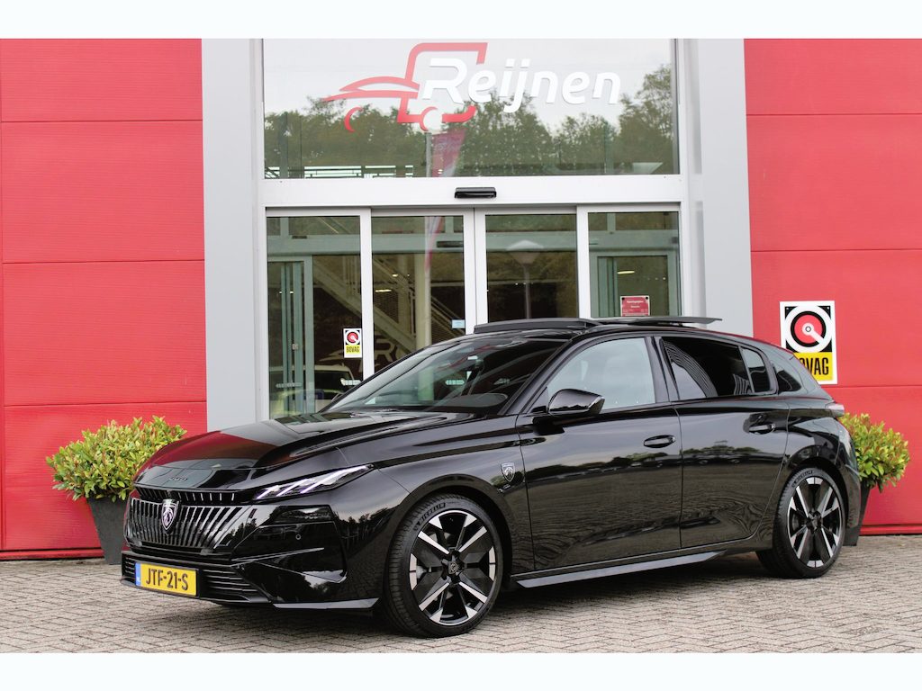 Peugeot 308 1.2 Hybrid 145PK AUTOMAAT GT PACK | PANORAMA SCHUIF/KANTEL DAK | AFNEEMBARE TREKHAAK | SENSATION PACK: FOCAL HIFI SYSTEM MET 10 SPEAKERS/DRAADLOZE TELEFOONLADER | 360 VISION & DRIVE ASSIST PLUS PACK: ACHTERUITRIJCAMERA 360° VISEOPARK (4-CAMERA'S)/PARKEERHULP VOOR + ACHTER/ANTIDIEFSTAL ALARM/3-D INSTRUMENTENPANEEL/CLEAN CABIN | ALCANTARA EXECUTIVE PACK: BEKLEDING ALCANTARA/KUNSTLEDER INCL. ELEKTRISCH VERSTELBARE AGR STOEL MET GEHEUGENFUNCTIE/VERWARMBARE VOORSTOELEN/MASSAGE FUNCTIE OP BEIDE VOORSTOELEN |  18" LICHTMETALEN VELGEN | NAVIGATIE | LED MATRIX KOPLAMPEN | KEYLESS ENTRY/START | GELAAGDE VOORPORTIERRUITEN | SFEER VERLICHTING | DRAADLOZE APPLE CARPLAY/ANDROID AUTO | VERLICHT LOGO | DODEHOEK DETECTIE |