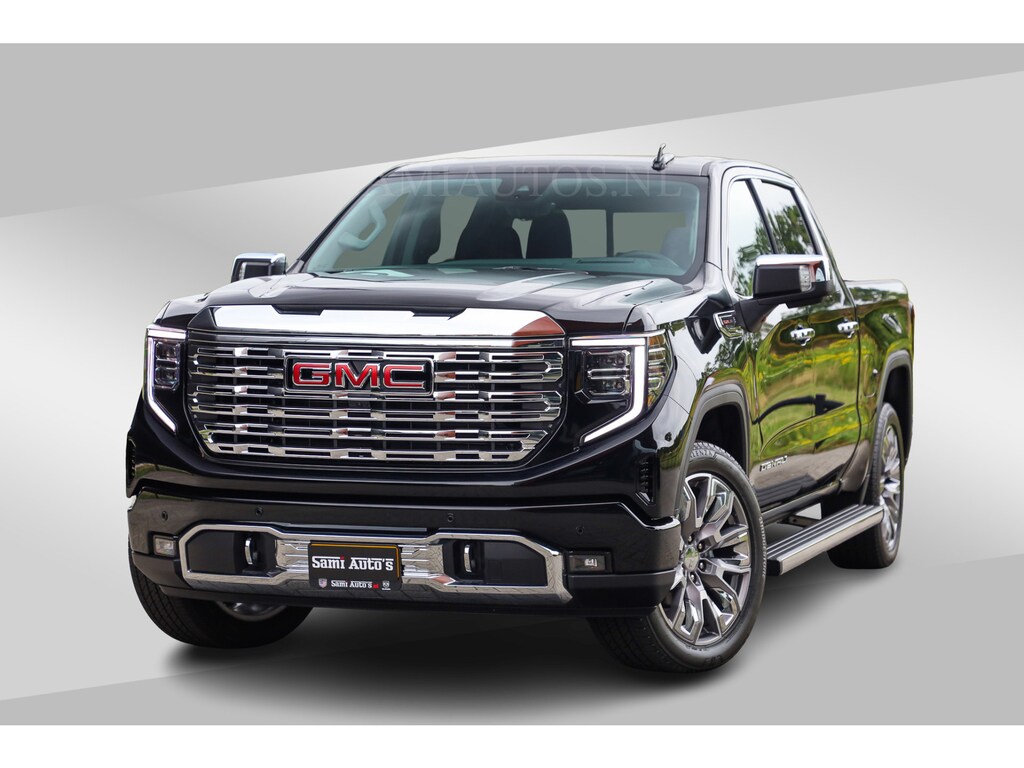 GMC Sierra DENALI | All-In Prijs | 6,2 V8 Full Option | De Meest Luxe Pick-Up in zijn Klasse | Comfortabele Dubbele Cabine met Royale 5 Zitplaatsen | BPM vrij | Nu Leverbaar uit Voorraad | Voorraad Nr 9194 | De specialist in Amerikaanse pick‑ups in Nederland en Europa.