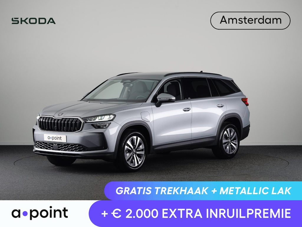 Skoda Kodiaq 1.5 TSI PHEV Edition 204 pk 6 versn. DSG | Sunset | Trekhaak |  18" lichtmetalen velgen Soira aero, zilver