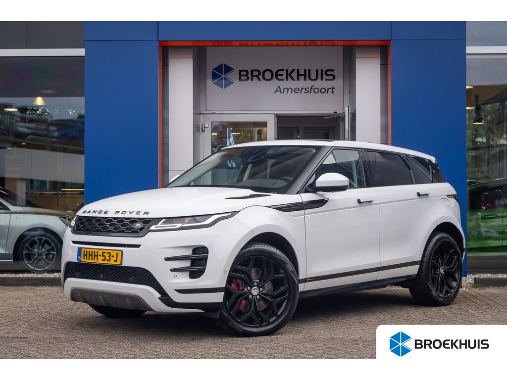 Land Rover Range Rover Evoque 1.5 P300e AWD R-Dynamic SE | Apple Carplay/Android Auto | Panoramadak | Camera | Leder bekleding | Stoel/Stuur/ Voorruitverwarming Verwarming | Achteruitrijcamera | Apple Carplay/Android Auto|telefoonintegratie premium | Buitenspiegels elektrisch verstel- en verwarmbaar