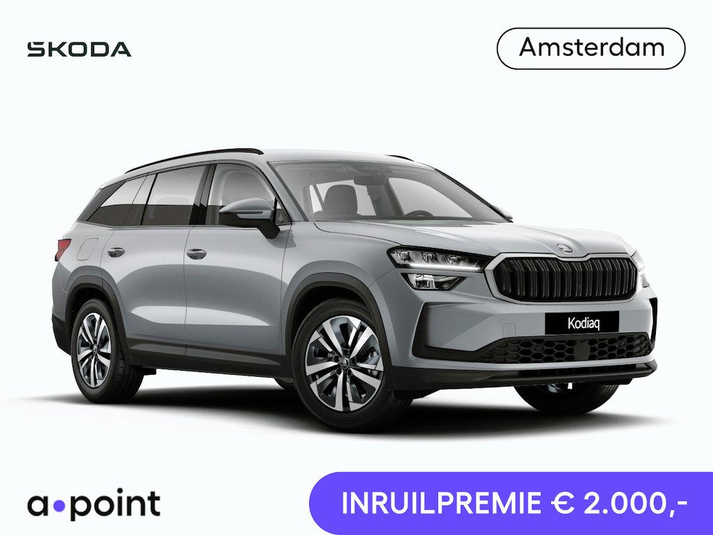 Skoda Kodiaq 1.5 TSI PHEV Edition 204 pk 6 versn. DSG | Sunset | Trekhaak |  18" lichtmetalen velgen Soira aero, zilver
