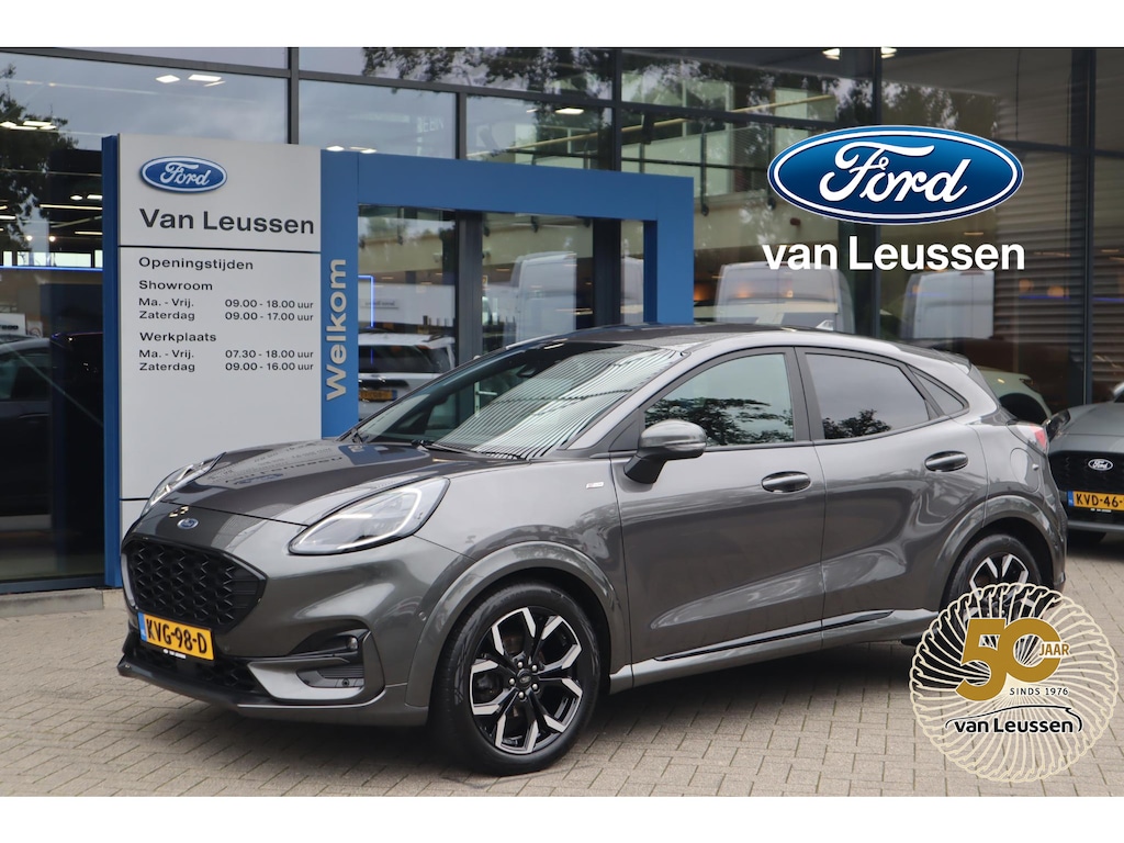 Ford Puma 125PK HYBRID ST-LINE-X BLISS CAMERA B&O-AUDIO AD-CRUISE 18"LMV P-SENSOREN HALF-LEDER/STOELVERW. LED