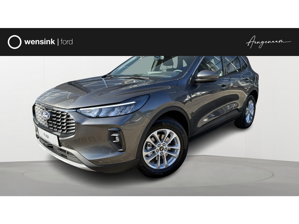 Ford Kuga MCA (MY2026.75) Titanium 2.5 Plug-in Hybride e-CVT automaat 2.5 PHEV Titanium | Elektrische trekhaak | Stoel en stuur verwarming |Achteruitrijcamera | Dodehoeksensor | Bluie Cruise Voorbereiding