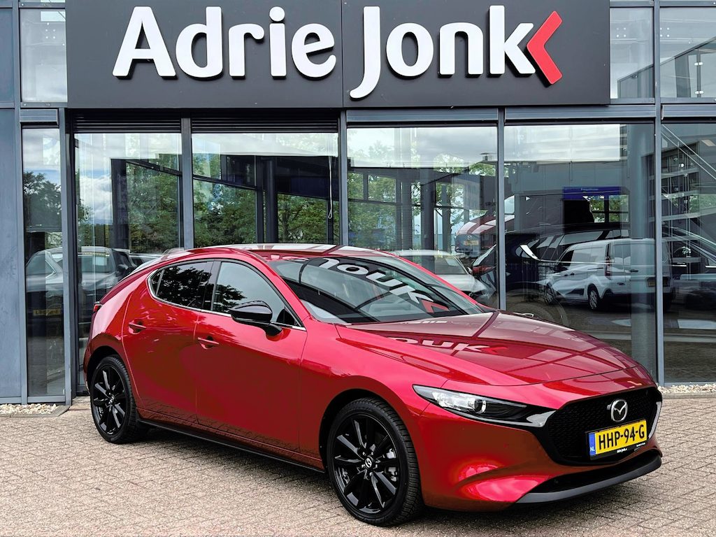 Mazda 3 2.5 e-SkyActiv-G M Hybrid 140 Homura AUTOMAAT | NED. AUTO | Bijna NIEUW 3.779km |  A.CAMERA | APPLE CARPLAY/ANDROID AUTO | HEAD-UP DISPLAY | € 10.800,- VOORDEEL|