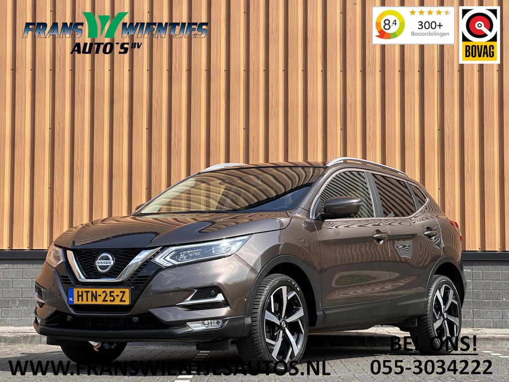 Nissan Qashqai 1.3 DIG-T Tekna | Adaptive Cruise Control | 360 Camera | Parkeersensoren | Stoelverwarming | Apple Carplay | Android Auto | Keyless | Dodehoek Sensor |