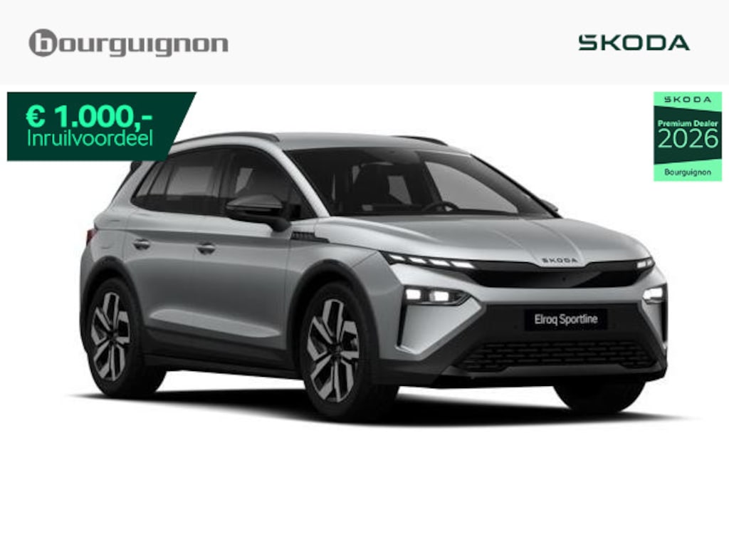 Skoda Elroq Sportline 85 | 286PK | Trekhaak | Canton audio | 360 camera | Head-Up display