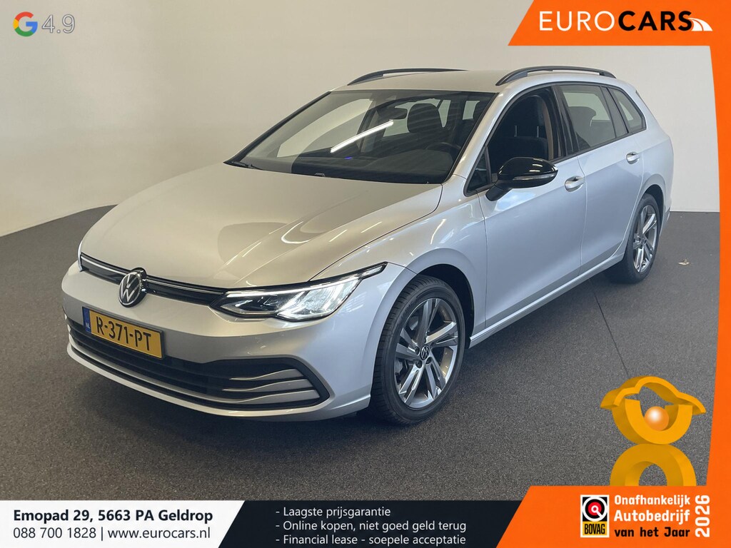 Volkswagen Golf Variant 1.0 eTSI 110pk DSG Life Automaat Navigatie Climate Control Parkeer sensoren Cruise control adaptieve Stoelverwarming Led