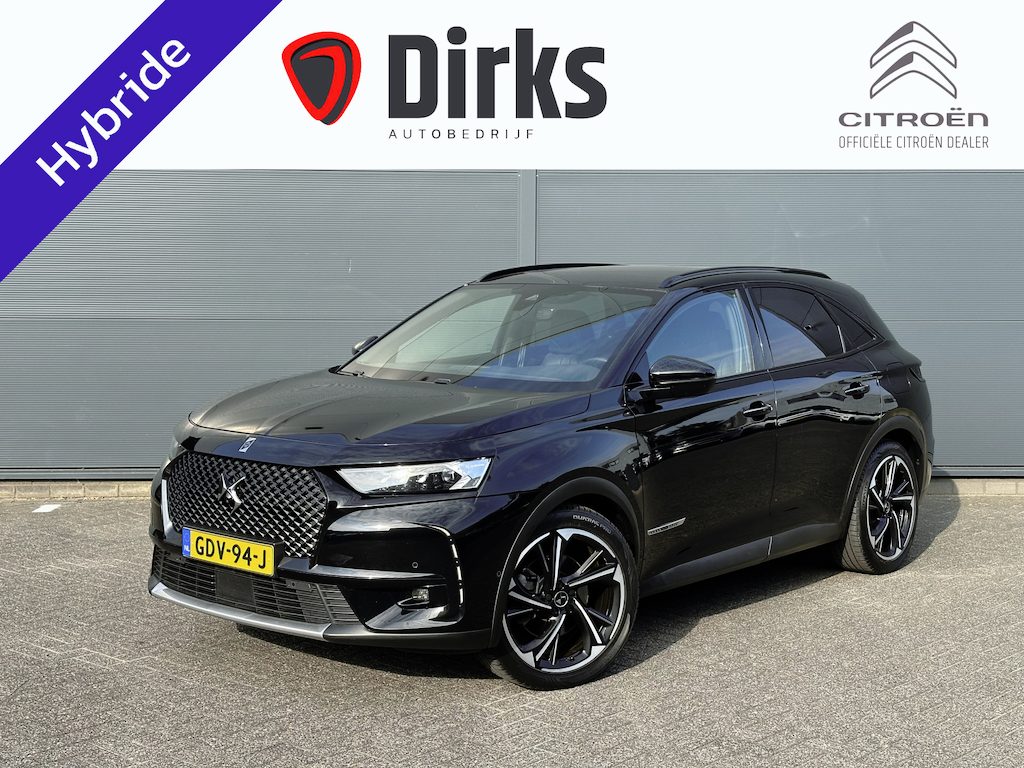 DS 7 Crossback 300pk E-Tense 4x4 Louvre (Elektrisch Schuifdak - Leder incl verwarming/koeling/massage/geheugen - NightVision - Focal Electra - 360gr Camera - 20"- Elektrische Klep - LED)