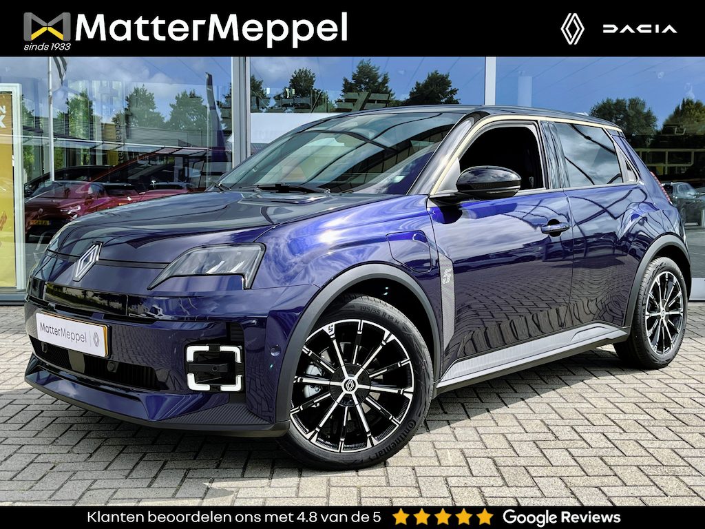 Renault R5 Comfort Range Techno 52 kWh | V2G | Harman Kardon | Winter Pack | Pack Advanced Driving Assist | 18Inch Chrono | Two-Tone | Stoel+Stuurverwarming | Blindspot | Navigatie | Apple CarPlay/Android Auto