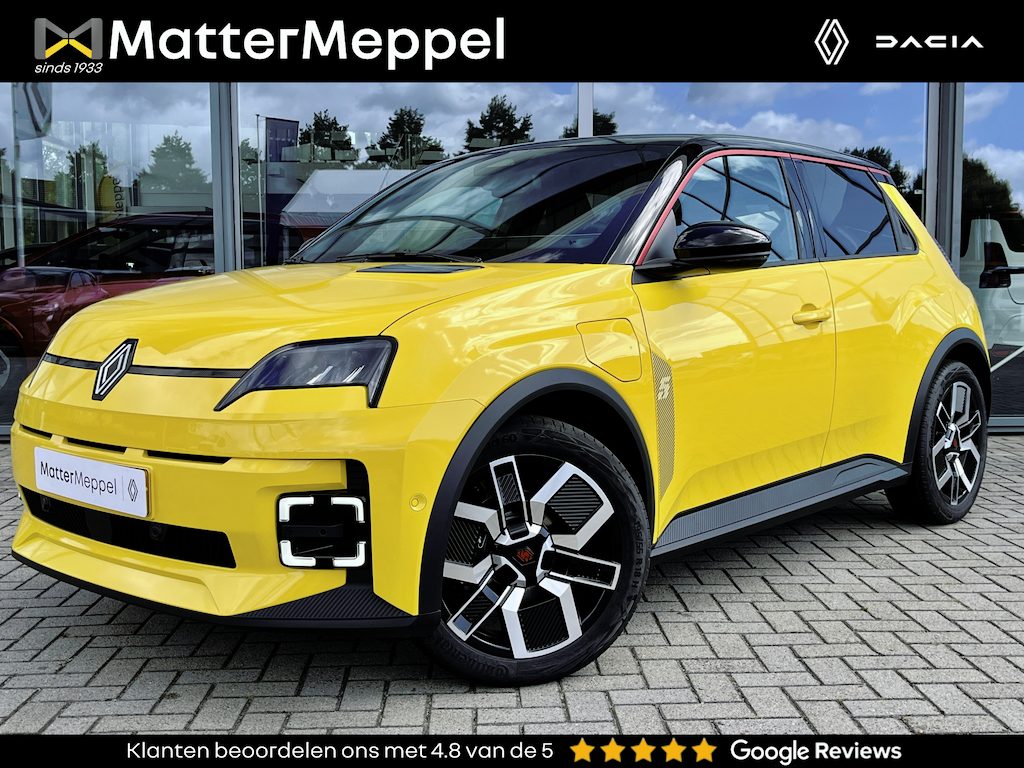Renault R5 Comfort Range Techno 52 kWh | V2G | Pack Winter | Pack Advanced Driving Assist | Two-Tone | Stoel+Stuurverwarming | Blindspot | Navigatie | Climate Control | Easy Park Assist | Apple CarPlay/Android Auto