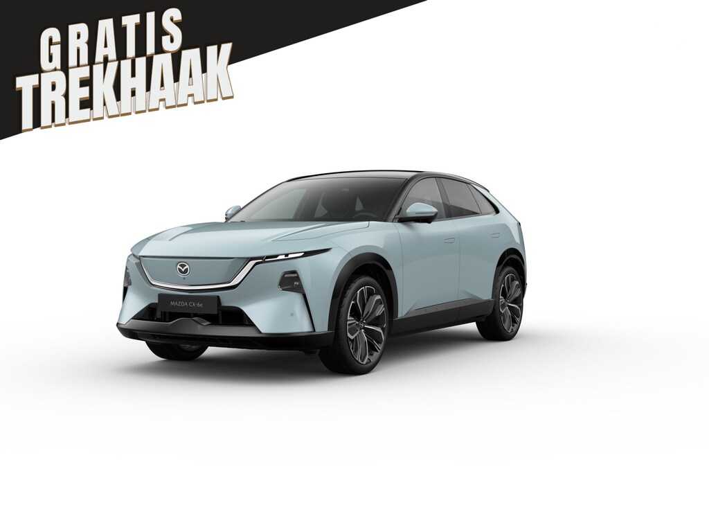 Mazda CX-6e 78 kWh Takumi | Alarmsysteem | Automatisch dimmende binnenspiegel met randloos design | Draadloze Apple CarPlay en Android Auto™