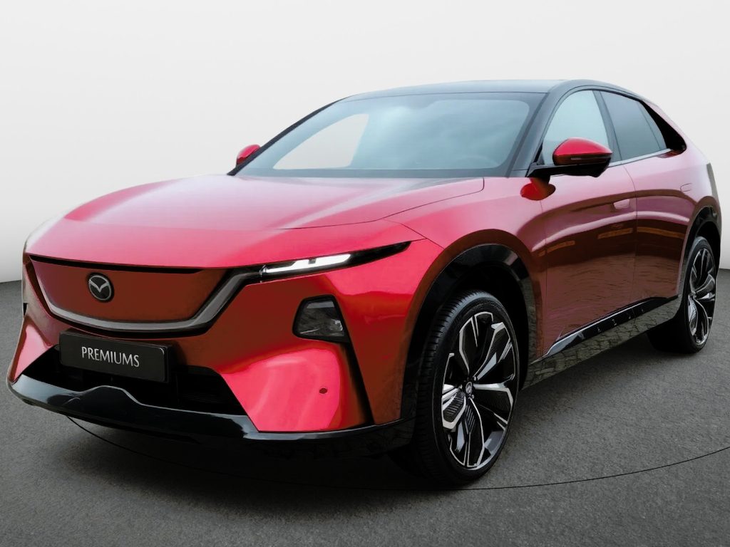 Mazda CX-6e 78 kWh Takumi | Alarmsysteem | Automatisch dimmende binnenspiegel met randloos design | Draadloze Apple CarPlay en Android Auto™