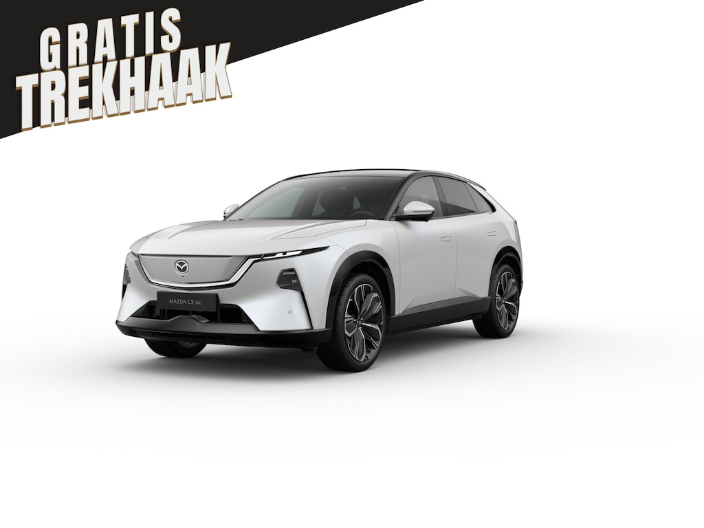 Mazda CX-6e 78 kWh Takumi | Alarmsysteem | Automatisch dimmende binnenspiegel met randloos design | Draadloze Apple CarPlay en Android Auto™