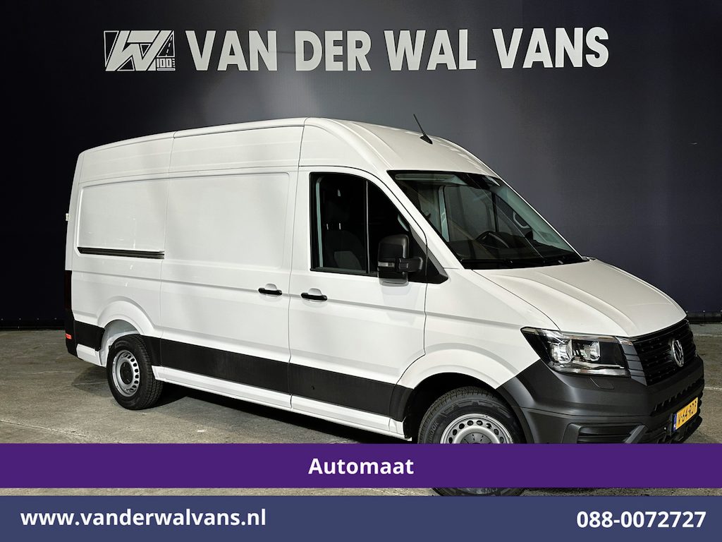 Volkswagen Crafter 2.0 TDI 141pk Automaat L3H3 L2H2 Euro6 Airco | Camera | Apple Carplay | 3000kg Trekhaak | Adaptieve Cruisecontrol Android Auto, Chauffeursstoel, Parkeersensoren, Stoelverwarming, Tachograaf