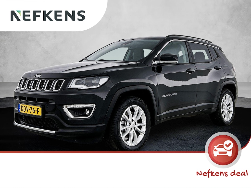 Jeep Compass 4XE 190pk Limited | Plug-in Hybrid | Navigatie | Climate Control | Camera | Parkeersensoren | Dodehoekdetectie