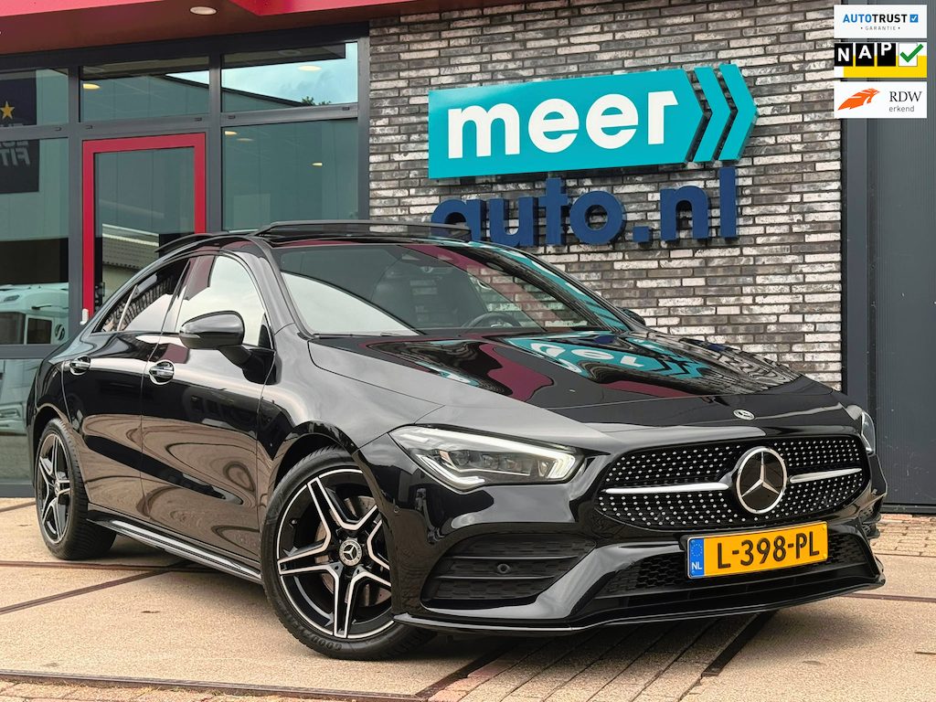 Mercedes-Benz CLA 200 AMG PANO l SFEER l MATRIX l EL-STOEL l ASSISTENTIE l KEYLESS l TREKHAAK l ORG.NL l DEALER OH l BTW l