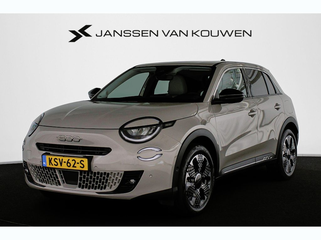 Fiat 600 1.2 Hybrid La Prima Leder Stoelverwarming Massage Keyless