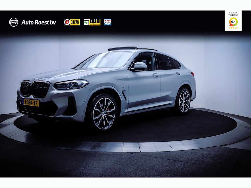 BMW X4 20iA M-SPORT High Executive ORIGINEEL NL. PANO | LASER | LEDER | CAMERA | BROOKLYN GRAU | HARMAN KARDON | ALARM KL. 3