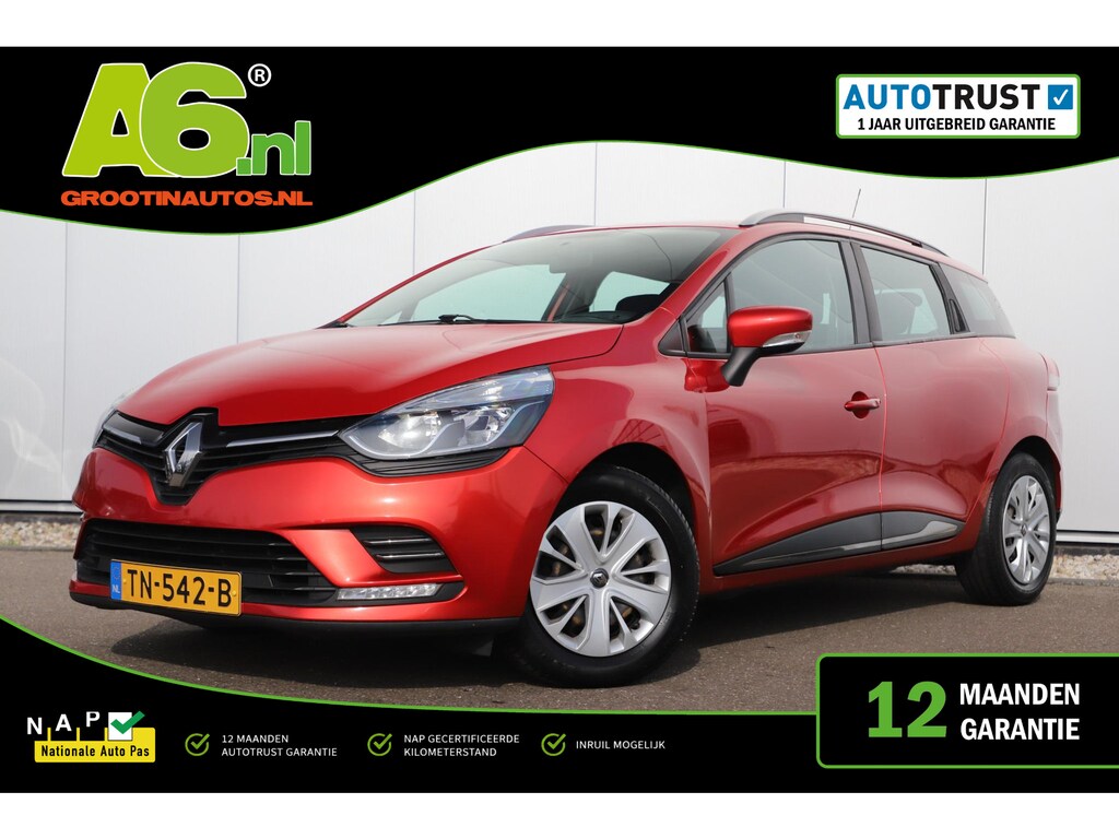 Renault Clio 0.9 TCe Zen Navigatie Bluetooth Airco Cruise Control Parkeersensor Parelmoer Rood Metallic