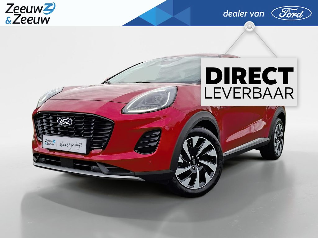 Ford Puma 1.0 EcoBoost Hybrid Titanium | 5.000,- Ready Set Ford Bonus | Gratis automaat t.w.v. 1.500,-! | Winterpack | Camera | Apple Carplay&Android Auto | Led koplampen | Climate Control | Cruisecontrol |
