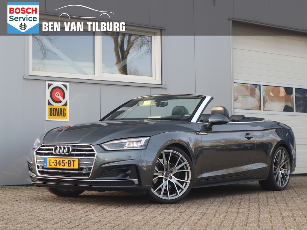 Audi A5 Cabriolet 2.0 TFSI Sport Pro Line S / Stoel & Nek verw. / B&O audio / Massage / Leder / Adaptive Cruise
