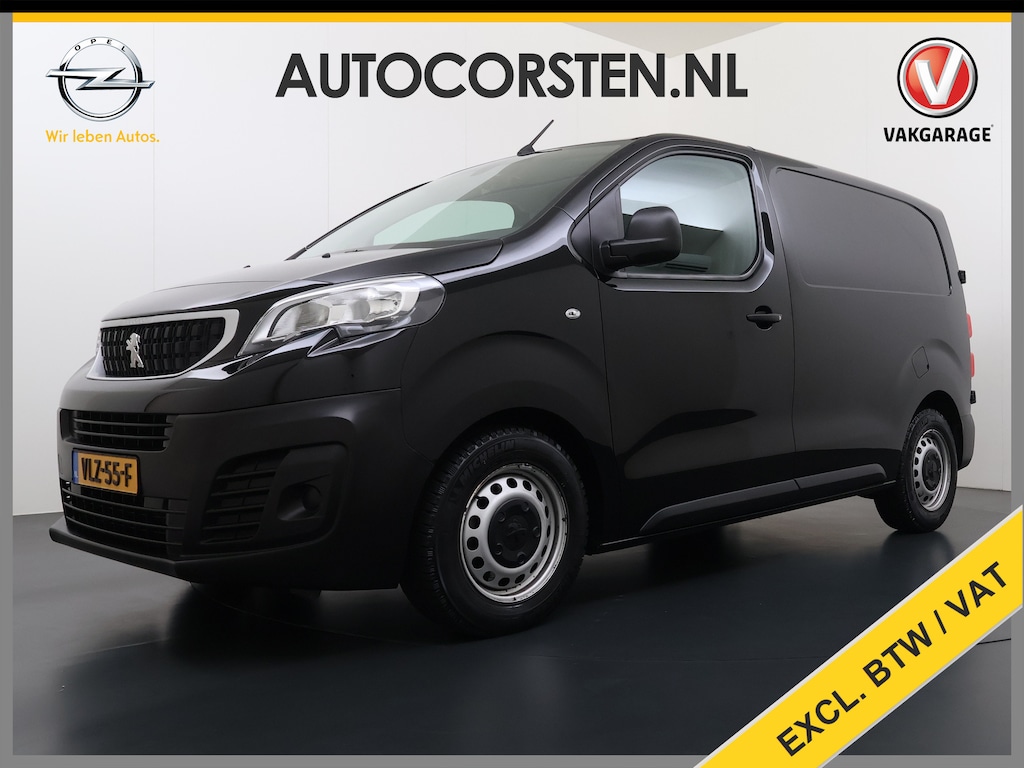 Peugeot Expert 2.0HDI 123PK Automaat Euro 6 Navi Apple Carplay Android Auto Airco Pdc Cruise Control Bluetooth Compact Premium Betonplex Vloer Wandbetimmering Achterdeuren Schuifdeur Origineel Nederlandse Auto
