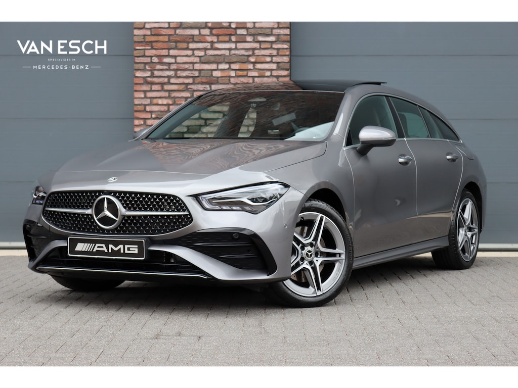 Mercedes-Benz CLA Shooting Brake 250 e AMG Line | Memory | Distronic | Panoramadak | Keyless Go | Verwarmd Stuurwiel | Camera | Sfeerverlichting |