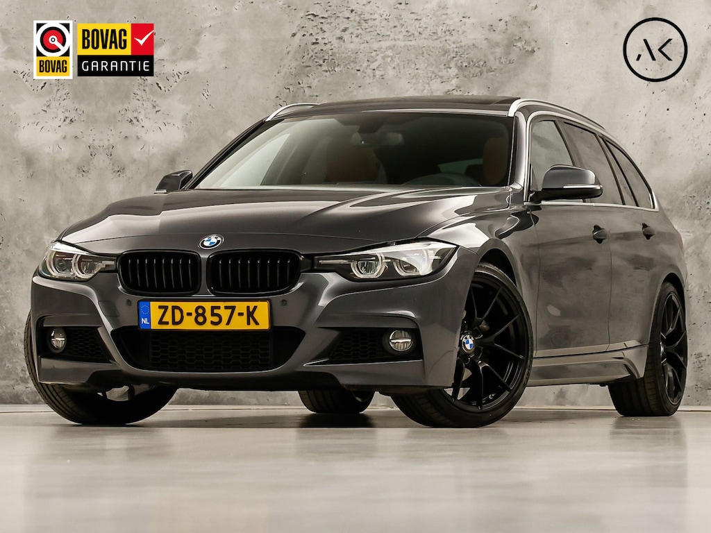 BMW 3-Serie 318i M Sport Automaat (NAP, PANORAMADAK, M PAKKET, GROOT NAVI, COGNAC LEDER, STOELVERWARMING, SPORTSTOELEN, VIRTUAL COCKPIT, PARKEERSENSOREN, GETINT GLAS, NIEUWSTAAT)