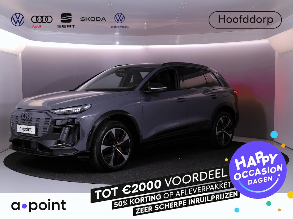 Audi Q6 e-tron S edition quattro 100 kWh | Private lease vanaf €1334 | 385pk | Panoramadak |  Luchtvering | B&O Audio | Elektisch verstelbare voorstoelen | Geheugen bestuurderstoel | Head up Display