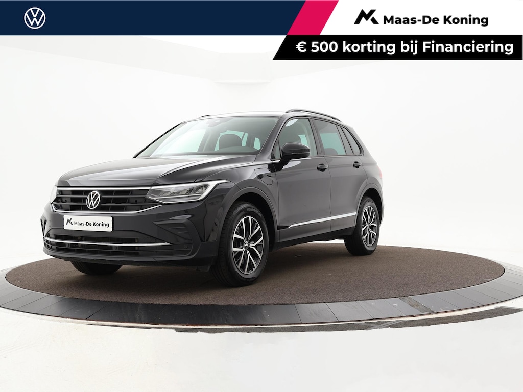 Volkswagen Tiguan 1.4 TSI eHybrid 245pk DSG Life Business · Camera · Inklap. Trekhaak · Stuur- & Stoelverwarming · Apple/Android Car Play · Elek. Achterklep ·