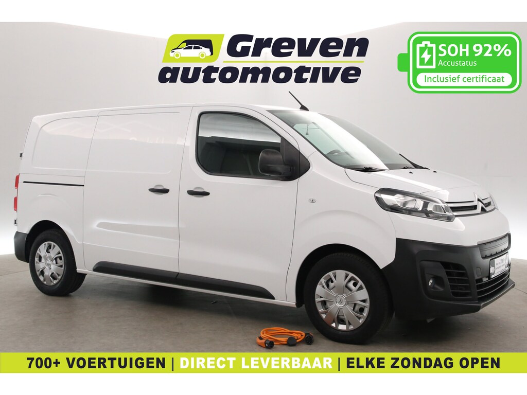 Citroën E-Jumpy L2H1 75 kWh | Snelladen | SOH 92% | Airco | Cruise | Carplay | 3 Zits