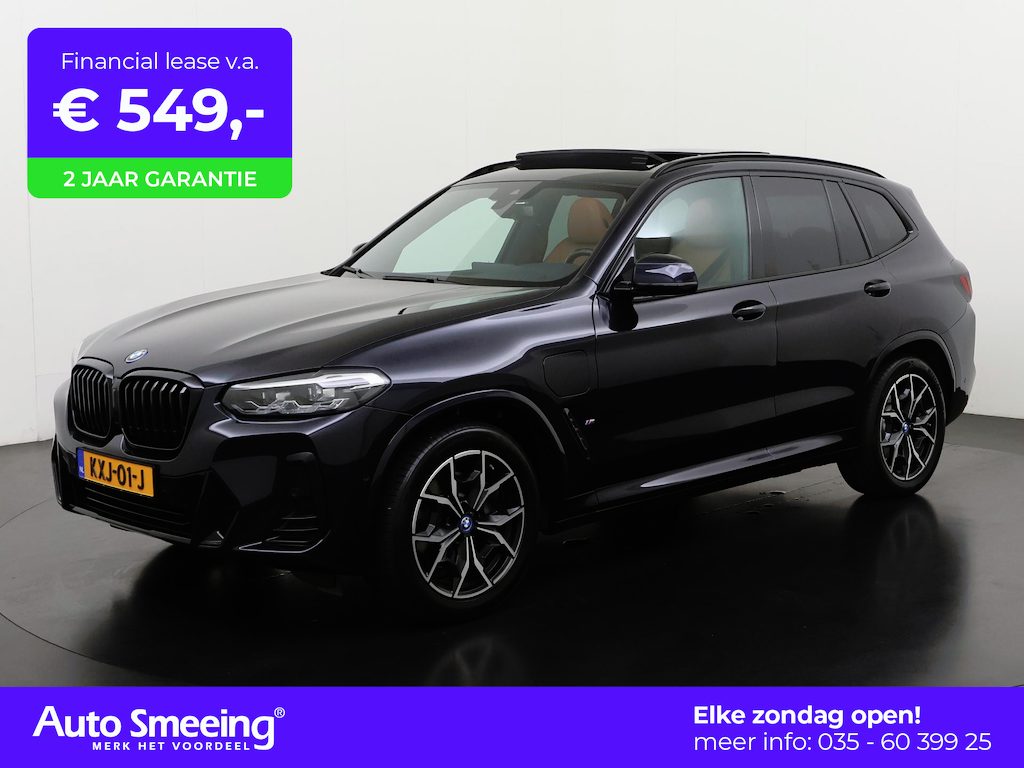 BMW X3 xDrive30e M Sport Shadow | Panoramadak | Leder | Live Cockpit Professional | Zondag Open!