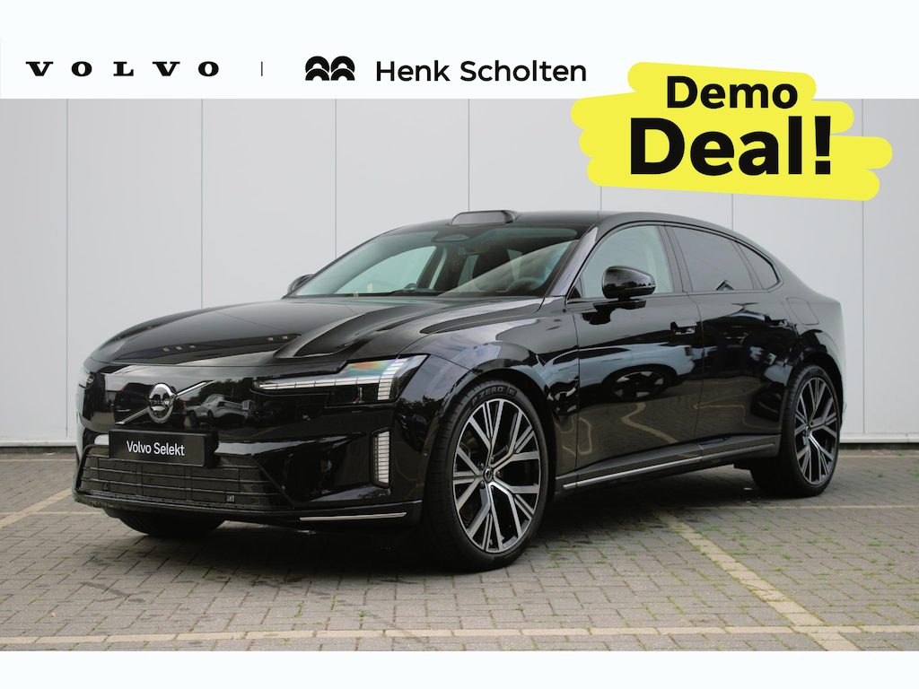 Volvo ES90 Single Motor Extended Range Ultra 92 kWh |DEMO DEAL| 22" 5-Y Spaaks Glossy Black Diamond Cut velgen | Extra getint glas | Bowers & Wilkins audio | Chrome pack | Geventileerde stoelen voor + achter | Stoelverwarming voor + achter | Adaptive cruise control | Pilot assist | 360° camera |