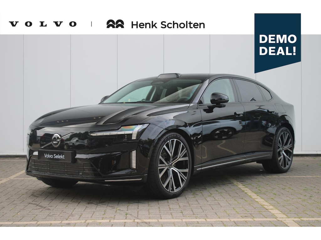 Volvo ES90 Single Motor Extended Range Ultra 92 kWh | 22" 5-Y Spaaks Glossy Black Diamond Cut velgen | Extra getint glas | Bowers & Wilkins audio | Chrome pack | Geventileerde stoelen voor + achter | Stoelverwarming voor + achter | Adaptive cruise control | Pilot assist | 360° camera |