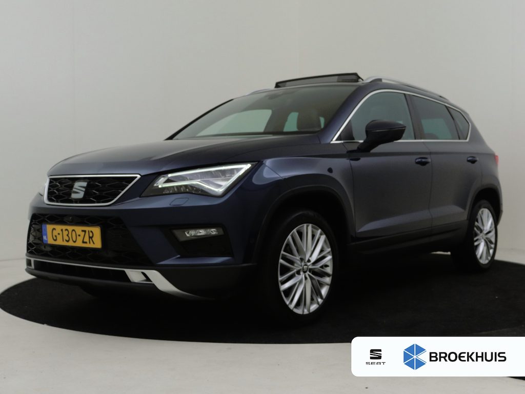 SEAT Ateca 1.5 TSI Xcellence Business Intense 150PK DSG/AUTO | Elektr Glazen pano-dak | 360gr Camera | App connect | Dodehoek | Keyless | Parkeer assistent | Stoelverw | DAB | LED | 18"LMV