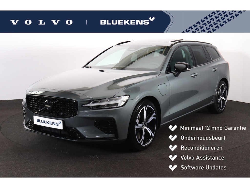 Volvo V60 T8 Plug-in hybrid AWD Plus Dark - Performance - Panorama/schuifdak - IntelliSafe Assist & Surround - 360º Camera - Harman/Kardon audio - Verwarmde voorstoelen, stuur & achterbank - Parkeersensoren voor & achter - Elektr. bedienb. voorstoelen met geheugen - Head up display - Extra getint glas - 19' LMV