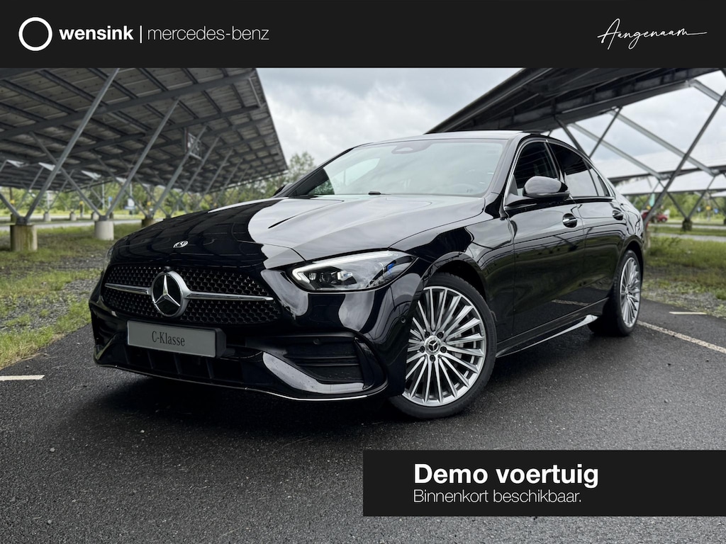 Mercedes-Benz C-klasse 300e 140 Years Edition | AMG-line Plus | Panoramadak | Burmester | Head-up | Digital light | Keyless | Trekhaak |