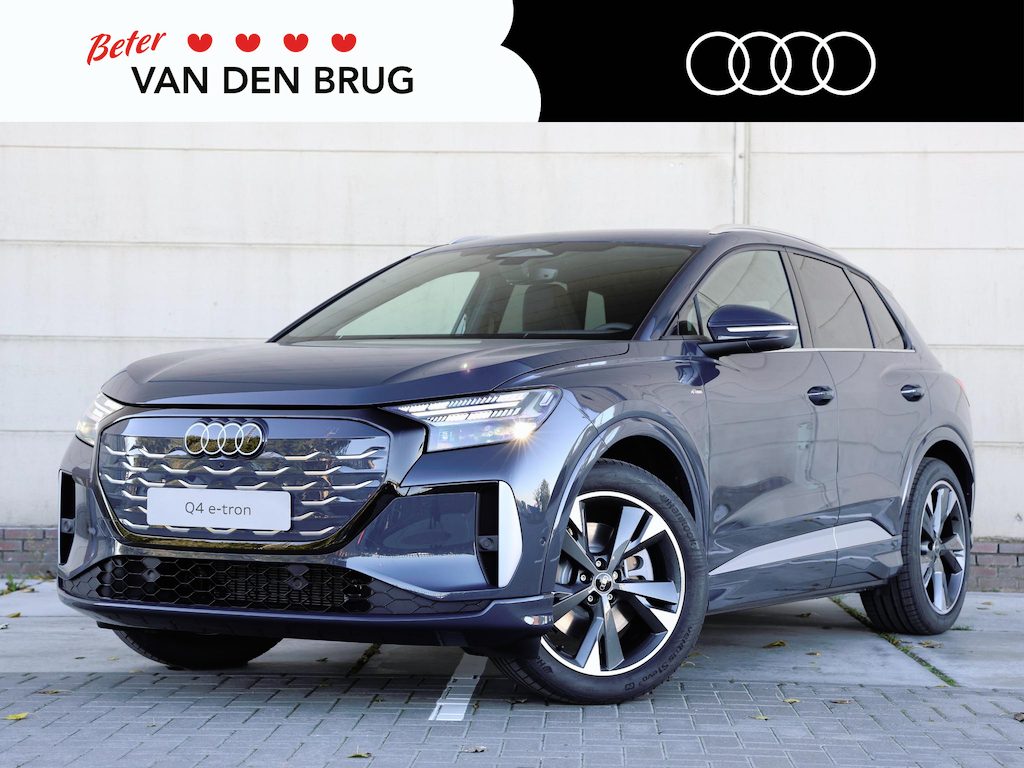 Audi Q4 e-tron S edition 82 kWh 286 PK | Tech plus pakket | Privacy glas | Akoestisch glas voorportieren |