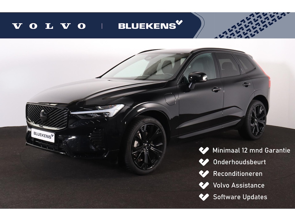 Volvo XC60 T6 Recharge AWD Plus Black Edition - IntelliSafe Assist & Surround - Harman/Kardon audio - Parkeercamera achter - Verwarmde voorstoelen, stuur & achterbank - Parkeersensoren voor & achter - Elektr. bedienb. voorstoelen met geheugen - Draadloze tel. lader - 21' LMV
