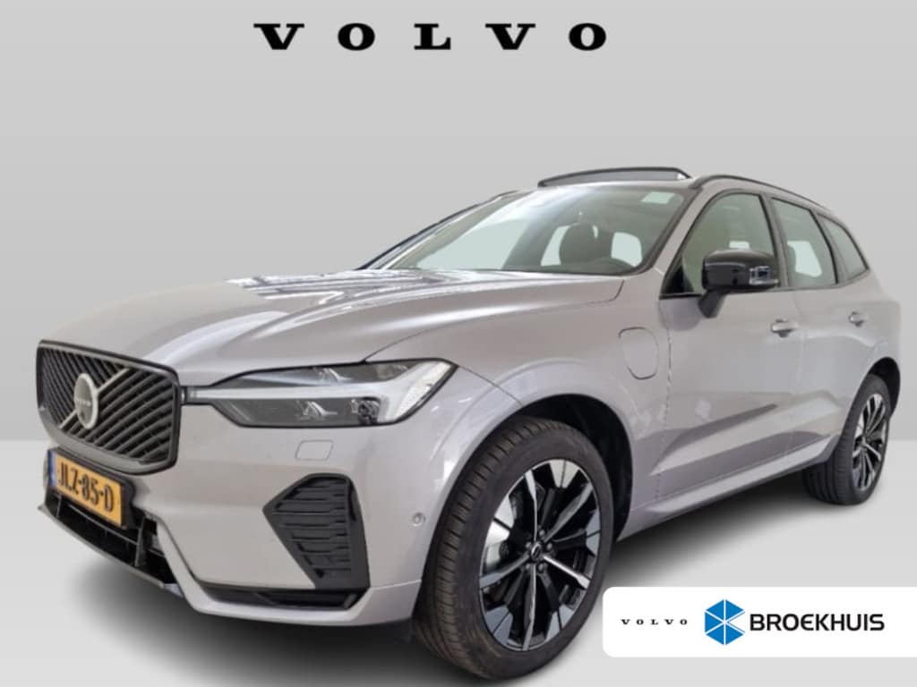 Volvo XC60 T6 Plug-in hybrid AWD Ultra Dark | Luchtvering | Leder | 360 Camera | Adaptive LED | Panoramadak | Head Up Display | BLIS | Adaptive Cruise