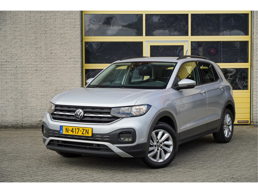 Volkswagen T-Cross 1.0 TSI Automaat! Life BJ2021 Lmv 16" | Led | Pdc | Achteruitrijcamera | App-Connect | Navi | Virtual cockpit | Climate control | Cruise control | Verwarmde voorstoelen | Getint glas