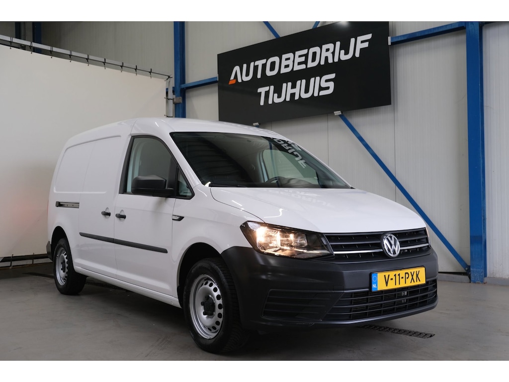Volkswagen Caddy Maxi 1.0 TSI L2H1 BMT - Airco, Cruise, Trekhaak, Kasten inrichting.