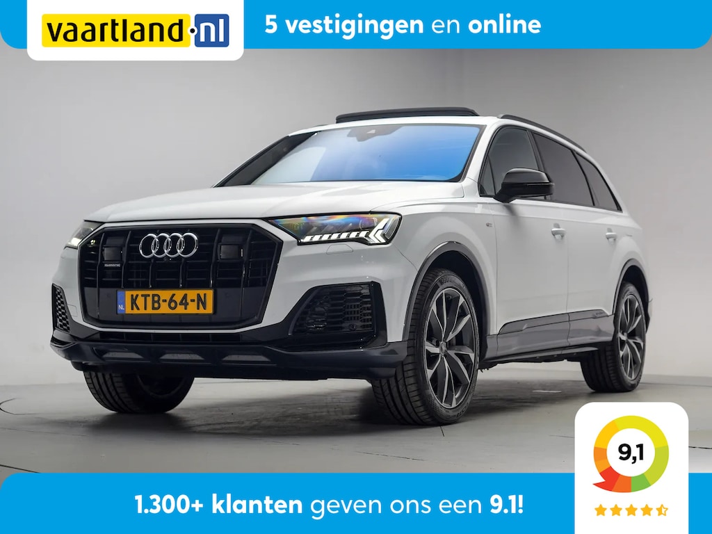 Audi Q7 55 TFSI e quattro S line Black Ed. [ Panorama Matrix Luchtvering Stoelventilatie&-verwarming ]